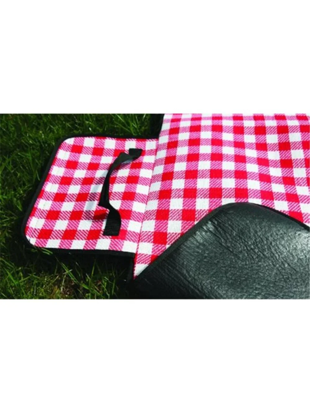 Red White Waterproof Picnic Blanket Outdoor Camping Tailgating Foldable Mat Pad